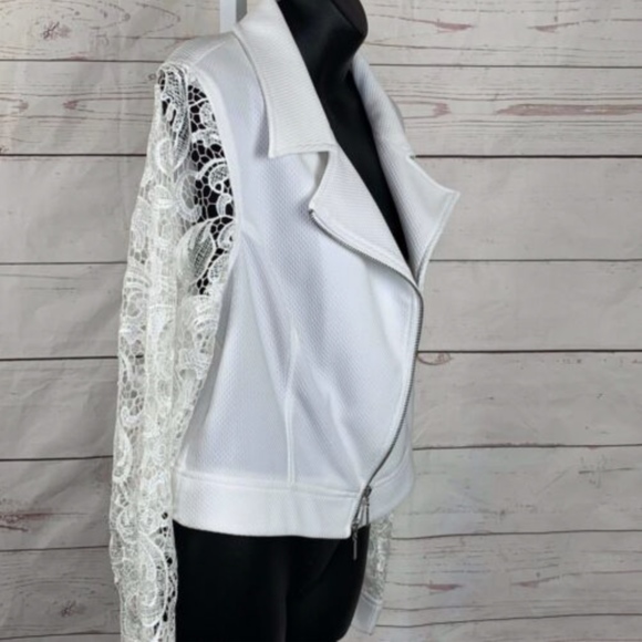 Blouson Moto Croqué Bisou Bisou – Simili Cuir Métallisé Cuivré, Taille M, Rock Et Casual